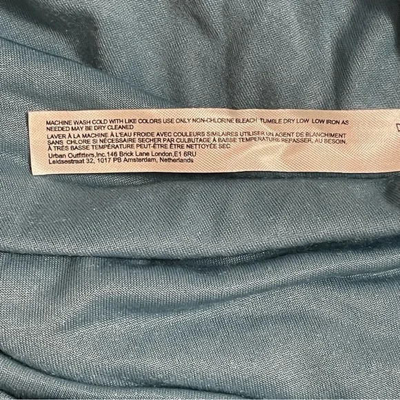 Teal Crushed Velvet V-Neck Bodysuit - Picture 9 of 10